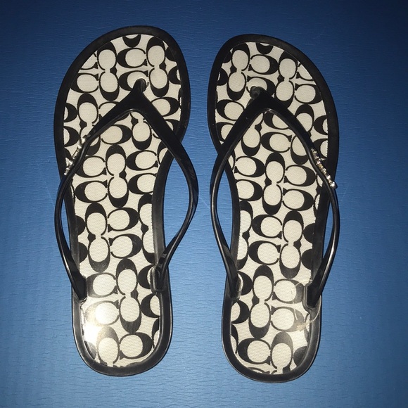 Coach flip flops - Picture 1 of 2